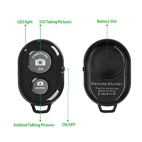 LINKCOOL Wireless Bluetooth Remote Control for Phone iPhone Samsung Other Smartphone Camera Compatible with All iOS and Android Devices with Wrist Strap Included - Thumbnail 3