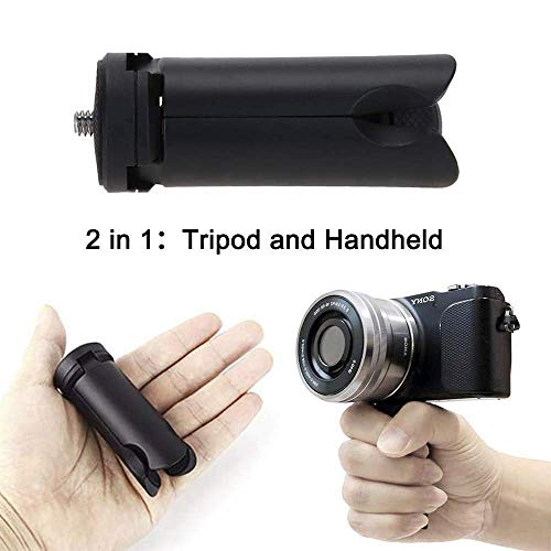 Mini Tripod Stand for Selfie Stick Monopod Stabilizer on Cellphone DSLR Cameras,Portable Folding for Projector, Gimbals Hohem iSteady Mobile/Pro/Multi, ZHIYUN Smooth Q/Smooth 4 Dark Black - Thumbnail 4