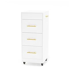 Salon Trolley Cart with Wheels, 3-Drawer Rolling