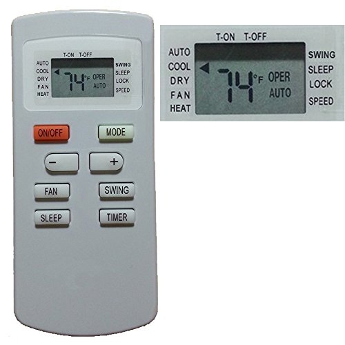 Ying Ray Replacement for Soleus Air GREE Air Conditioner Remote Control Model YX1F YX1FF YX1F1 YX1F2 YX1F3 YX1F4 YX1F5 YX1F4F YX1F5F(Display in Fahrenheit)