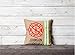 Fully Involved Stitching Firefighter Personalized Tan Maltese Cross Pillow