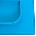 Baby Bento Placemat - Silicone Washable Toddler Placemat - No More Splatter Platter (Blue)