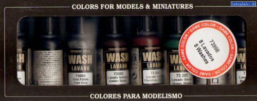 Vallejo Wash Set 8 X 17Ml