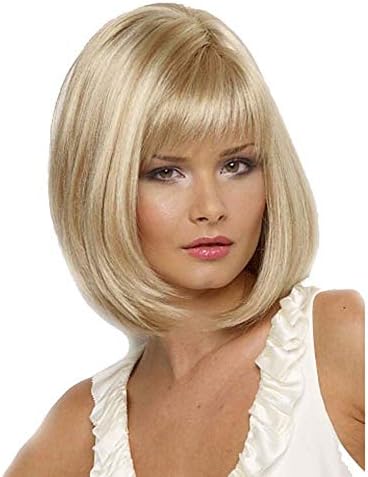 PUDDING Matte High Temperature Wire High Grade Rose Intranet Top Center Simulation Scalp Gold Straight Hair Bobo Head Wigs