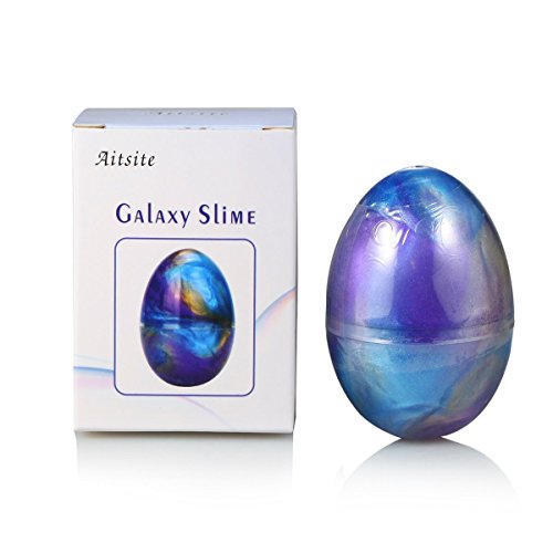 Galaxy Fluffy Slime, Aitsite Magic DIY Clay Stress Relief Toy No Borax and Non Toxic Scented For Children and Adults