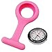 LE Pink Nurses Brooch Silicone Rubber Tunic Fob Watch