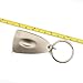 Wintape Silver Tone Metal Keychain Self Retractable Steel Blade Tape Measure 1M 3FEET