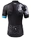 RION Cycling Jersey Men Short Sleeve Cycling Fit Lightweight Fabric Moisture Wicking,Cycling Shirt with 3 Back Pockets