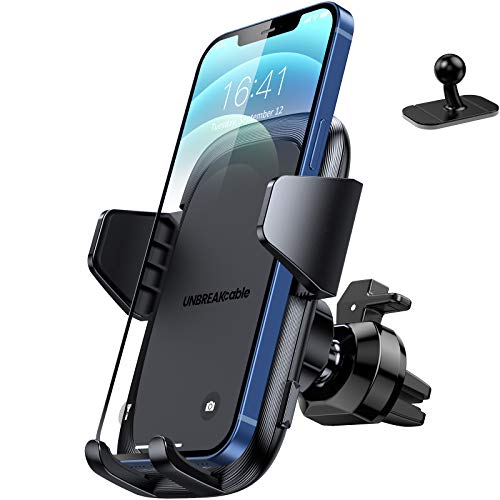 UNBREAKcable Vent Phone Mount for Car [Ultra Stable] Air Vent