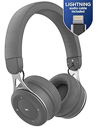 Thore   Auriculares inalámbricos con conector Lightning para iPhone X, XR, XS Max (C150 gris)
