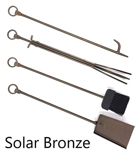 Design Specialties Fireplace Tool Set (Solar Bronze (Craftsman)) - Thumbnail 3