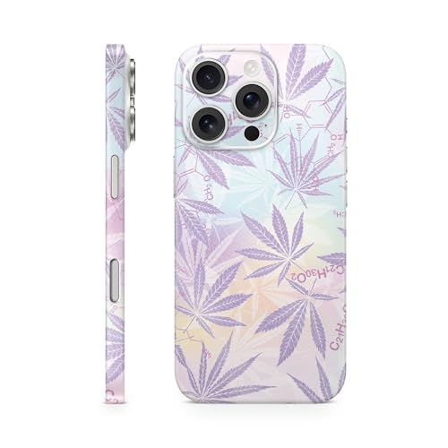 Glossy Glitter Phone Skin Compatible with Apple iPhone 16 Pro - Pastel Mary - P…