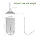 8 Pcs Adhesive Hooks, OUTOWIN Stainless Steel Wall Hooks Waterproof Hanger for Robe, Coat, Towel, Keys, Bags, Home, Kitchen, Bathroom