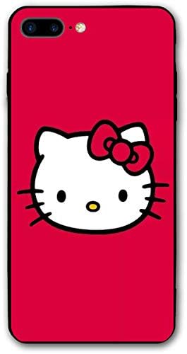 SWDFFG iPhone 7 Plus iPhone 8 Plus Case- Stylish Red Hello Kitty PC Slim Shockproof Flexible Back Protective Case for iPhone 7/8 Plus