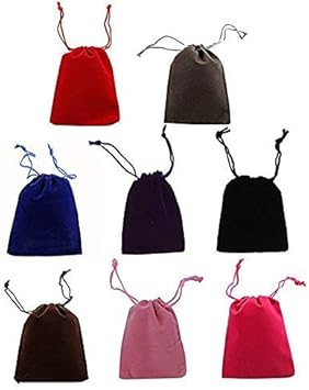 Small velvet drawstring bags Clearance