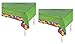 Fun Express Set of 2 Plastic Color Brick Party 54 x 108 Tablecloth Bundled by Maven Gifts