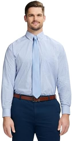 20 38/39 dress shirts Steven Land Men's Basic 100% Cotton Dress Shirt | White 18 x 38/39