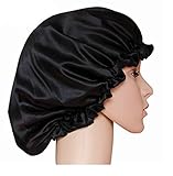Night Cap Silk Sleep Cap Head Cover Bonnet for Hair Beauty Care Large Size fit Most