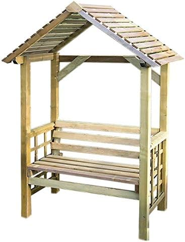 Leisure Traders Athena Wooden Bench Seat Arbour