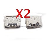 ePartSolution-2 X Motorola Google Nexus 6 XT1100 XT1103 USB Charger Charging Port Dock Connector USB Port Replacement Part USA Seller