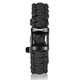 Gonex 550 Paracord Premium Paracord Bracelet Military Survival Parachute Cord with Fire Starter fits approx 8 inch-10 inch (23-26 cm) Wrists 4 Color to Choose