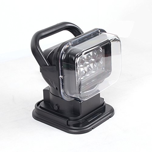JDM ASTAR 50W 360Âº LED Rotating Spot Work Light with Remote Control for Off-road Vehicles, Xenon White