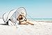 Instapalm Portable Automatic Pop Up Cabana Beach Tent Shade and Sun Shelter Carry Bag Included