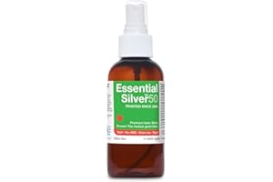 #1 Canadian Made Premium Ionic Silver 120mL ● Ultra Strength 50 ppm Spray ● Laboratory Certified ● Works faster than other br