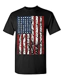 Shop4Ever® United States of America Flag Vintage T-shirt Flag Shirts