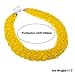 Fashion Chain Choker Collar Necklace Water Drop Olivary Resin Beads Bib Statement Chain Necklace