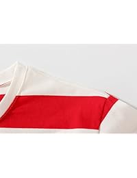 SSLR Big - Camiseta de manga larga para niño (algodón, cuello redondo), diseño de rayas