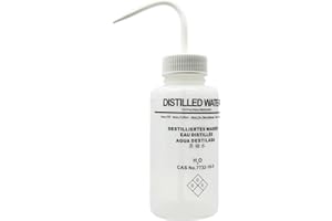 haituoyizhan 1pcs/lot Distilled Water Elbow Plastic Squeeze Wash Bottle Lab Rinse Bottles Clean Safely (500ml)