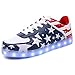 HengVanTong USB Charging 11 Colors LED Shoes, Light Up Flashing Fashion Sneakers For Mens & Womens