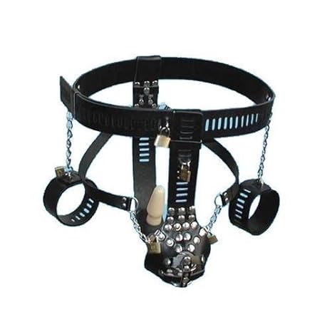 Bondage Slip - Anal Dildo. Lederharness Fetish