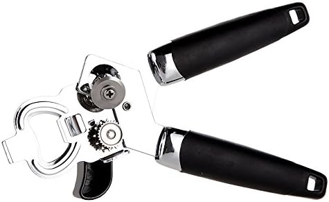 3 in 1 Tin Opener Jar Opener Bottle Opener Manual Can Opener - Easy Grip Heavy Duty Handheld Can Opener