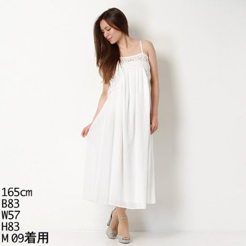 Amazon ラボラトリー ワーク Laboratory Work ワンピース レーヨン刺繍ワンピース 01オフホワイト M ワンピース チュニック 通販