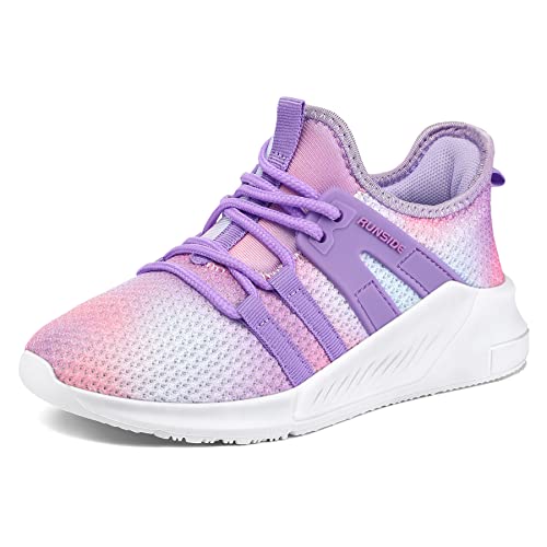 Athletic Shoes Amazon Lavender Shoes RUNSIDE Girls Lightweight