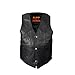 Hot Leathers VSK1002 Youth Classic Biker Vest (Black, Medium)