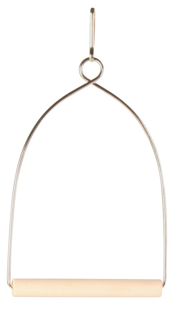 Trixie 5827 Wooden Bow Swing 15 × 27 cm, Beige