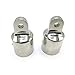 Amadget 2 PCS Bimini Top Caps Tube, Eye End Top Fitting Marine 316 Stainless Steel Bimini Canopy Hardware, Inside Dia 7/8