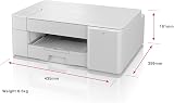 Brother DCP-J1200W Wireless Colour Inkjet Printer 3-in-1 UK Plug view 3