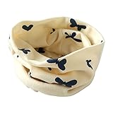 FEITONG Fashion Kids Baby Infant Autumn Winter Boys Girls Collar Baby Butterfly Scarf Cotton O Ring Neck Scarves
