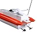 CSFLY Rc Boat Only Works In Water With High Speed-Orange(No Reply on the Land.)