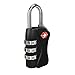 SkyRight Black TSA Travel Lock - Best Luggage Suitcase Lock