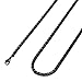 FIBO STEEL 2MM Stainless Steel Mens Womens Necklace Rolo Cable Chain, 24 inches