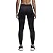 adidas Women's Athletics Essentials 3-Stripes Tights, Black/White, Small