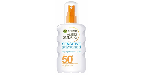 ambre solaire sensitive hydrating hypoallergenic face sun cream mist spf50 75ml