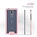 Zizo Ion Series Compatible with Nokia 3.1 Plus Case Military Grade Drop Tested with Tempered Glass Screen Protector Rose Gold Clear