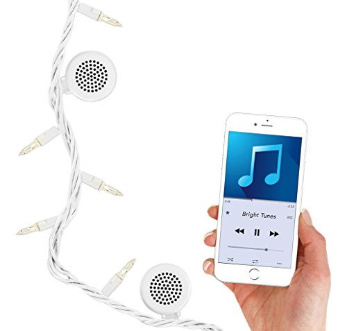 Innovative Technology BRT-200-WG Bright Tunes Decorative String Light with Bluetooth Speakers, White, 26-Feet | Amazon Reviews | Shop | Shopping | Gifts | Gadgets | Ideas | Design