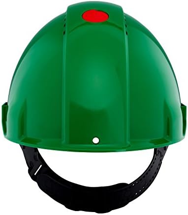 3M Hard Hat, Uvicator, Pinlock, Ventilated, Green, G3000CUV-GP
